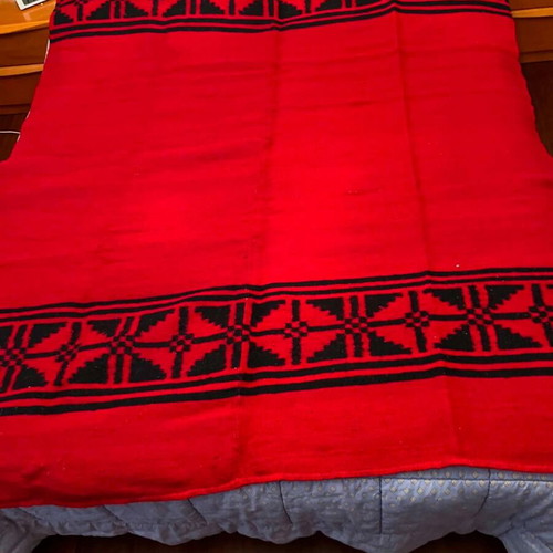 Wool Blankets like new, handwoven traditional 1950s Arkadia