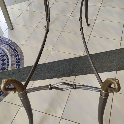 Orsenigo Χειροποίητη σφυρήλατη βάση τραπεζιού Καινούργια από Ιταλία