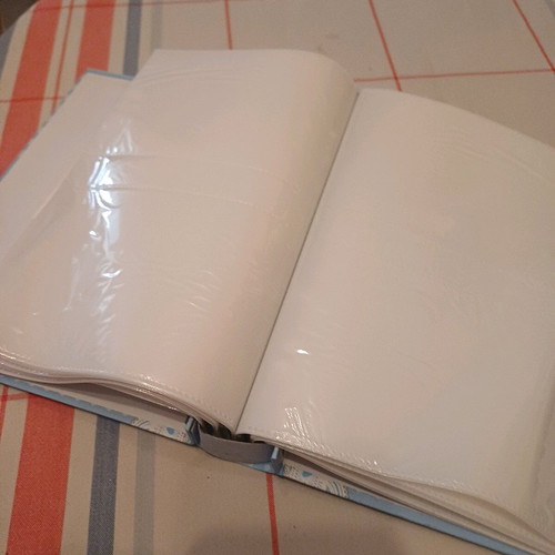 Photo album for boy like new, A4 size, 100 photos capacity