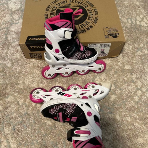 Tempish Gokid roller skates like new, size 33-36
