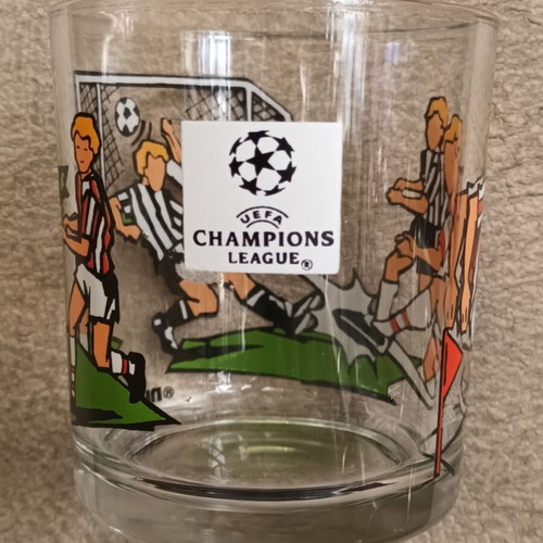 UEFA Champions League Nutella collectible glass like new