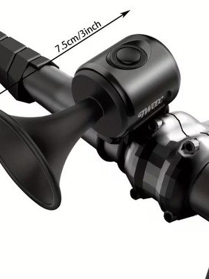 TWOOC electric bike and scooter horn, black