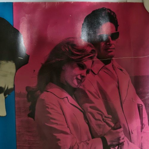 Authentic Greek Movie Poster Η ΑΓΑΠΗ ΤΑ ΠΑΝΤΑ ΚΥΒΕΡΝΑ used, 1970