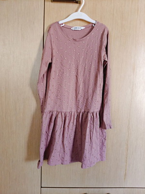 H&M dress for girls 8-10 years like new with golden details