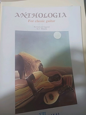 Anthologia for Classic Guitar Mitsakis new