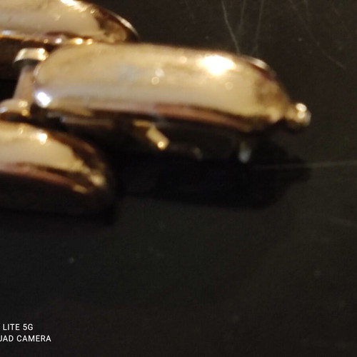 Gold-plated bracelet with zircon 20cm new