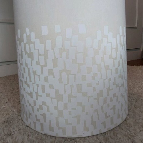 IKEA lamp shade like new, elongated fabric for floor or ceiling lamp