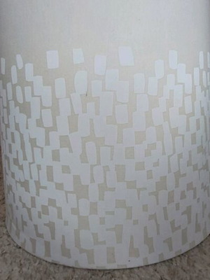 IKEA lamp shade like new, elongated fabric for floor or ceiling lamp