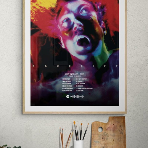 Alice in Chains poster 60x45 cm new, printed on special paper