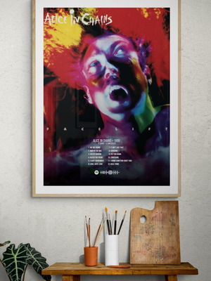 Alice in Chains poster 60x45 cm new, printed on special paper