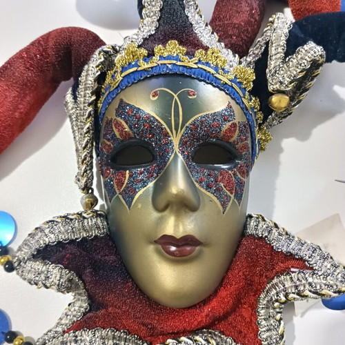 Vintage decorative wall mask used