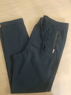 H&M men's pants black like new, size S