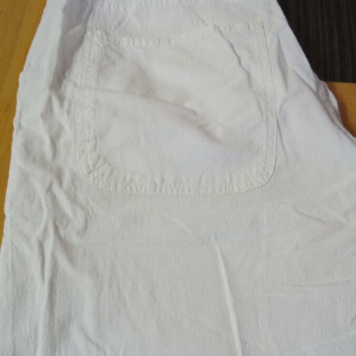 Abercrombie & Fitch white cropped trousers size 12-14