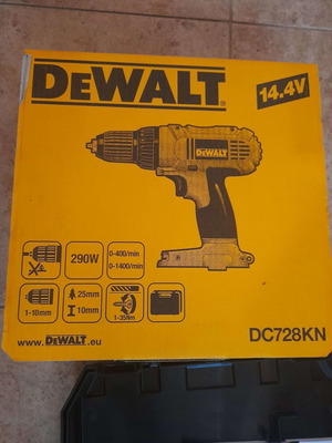 DeWALT Σετ Μπουλονοκλειδο 14.4V DW054 και Δραπανο DC728 Καινούργιο με 2 Μπαταρίες και Φορτιστή