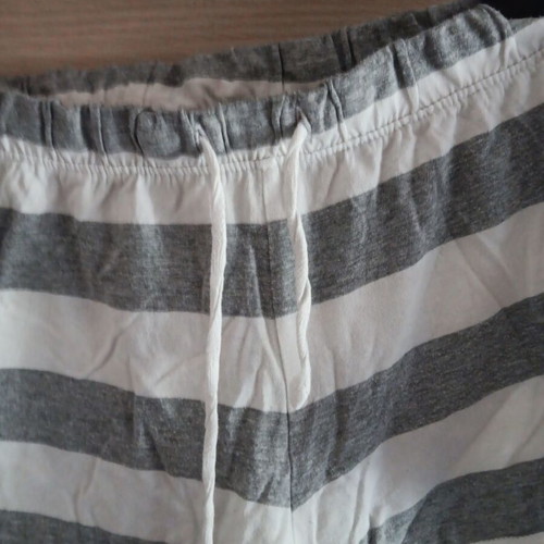 H&M women's pajamas used, size XS, white and orange