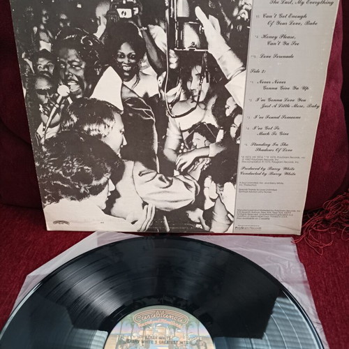 Barry White's Greatest Hits vinyl record, like new, R&B Soul