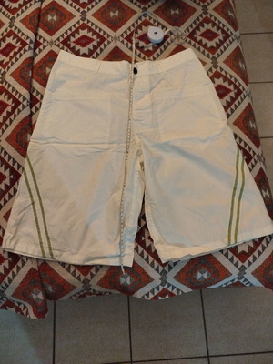 Emporio Armani Swimwear Vintage βερμούδα σορτς Medium σαν καινούργιο, άσπρο πράσινο