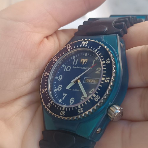 TechnoMarine Apnea G2 diving watch, complete set