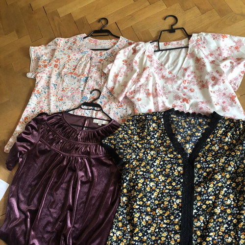 Girls' blouses like new, set of 4, size 166 cm