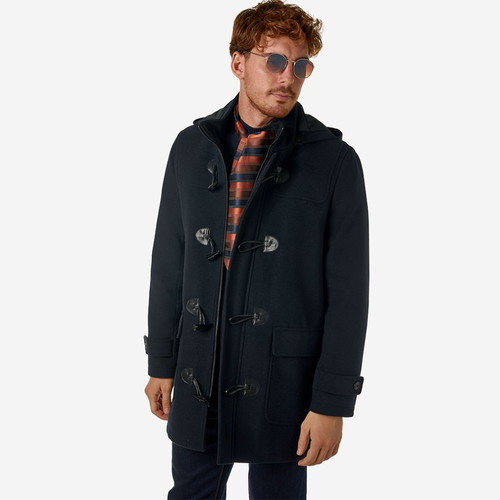 Montgomery coat Sogo men's blue new with hood