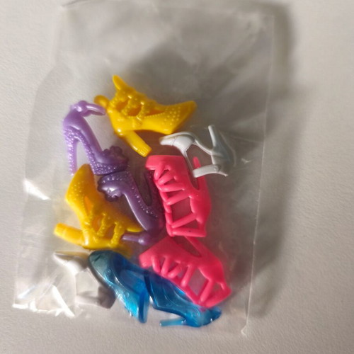 Doll shoes set of 5 pairs new