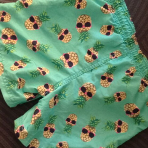 H&M Boys' Swimwear Like New Green with Pineapple Print