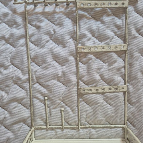 Jewelry organizer box, spacious with earring holes