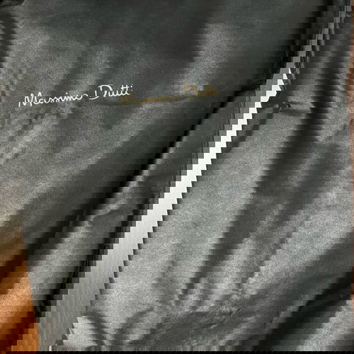 Дълго кожено жилетка Massimo Dutti