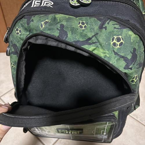 Must Pro Player School Trolley Bag with Football Design like new