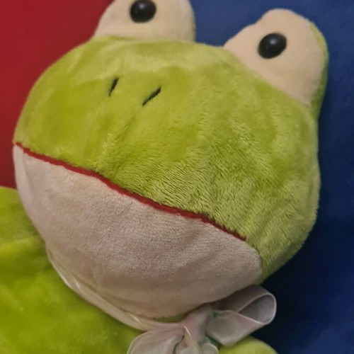 Plush frog very good quality hypoallergenic new