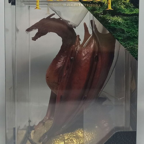 The Hobbit Smaug 7'' Statue with Acrylic Case new