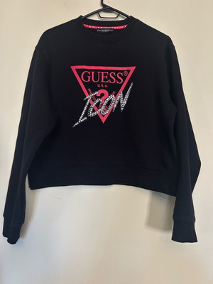 Guess women's sweatshirt like new, size M, black-red