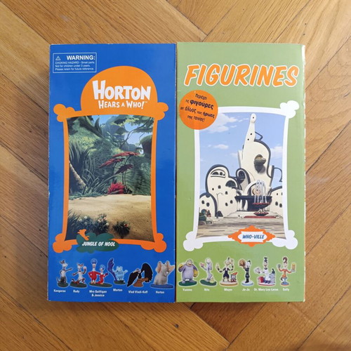Horton Hears a Who! figurines used, set of 12 pieces