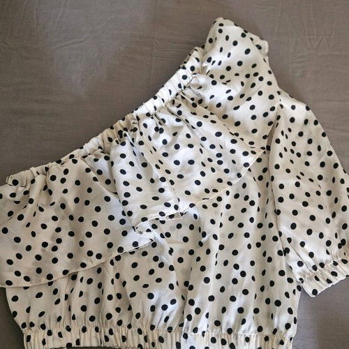 Polka Dot Top and Mini Skirt Zara Like New