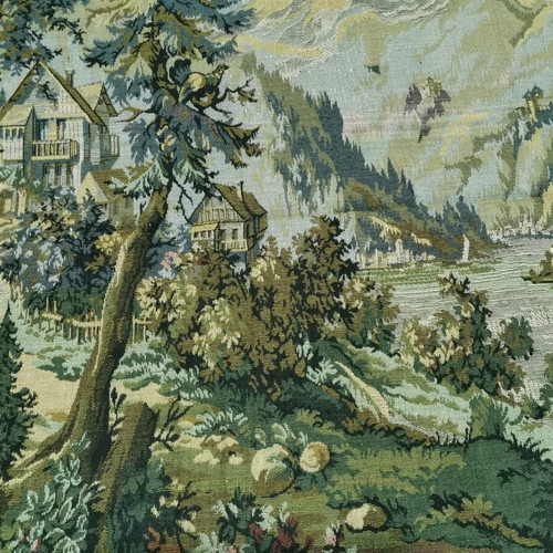 Wall tapestry used “Countryside Landscape” from 1930