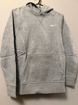 Nike hoodie medium slim fit light grey melange like new
