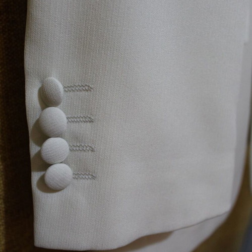 Men's summer wedding suit Zero like new, size M, white