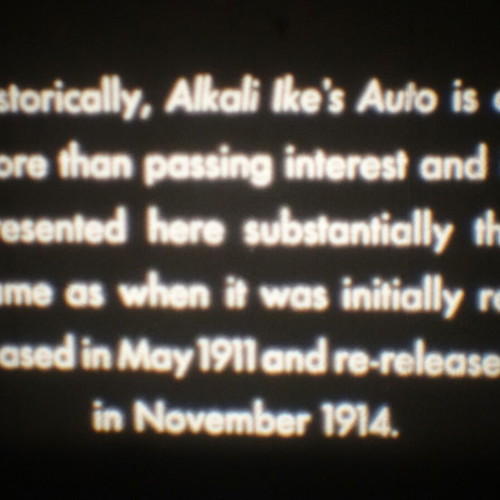Super 8mm silent film Alkali Ike's Auto used, 1911 comedy