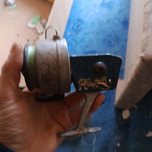 Delfin fishing reel used, retro Soviet copy of Bretton 807
