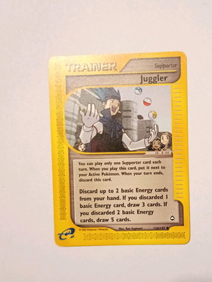 Juggler (Aquapolis 126/147) Pokemon Card used, excellent condition