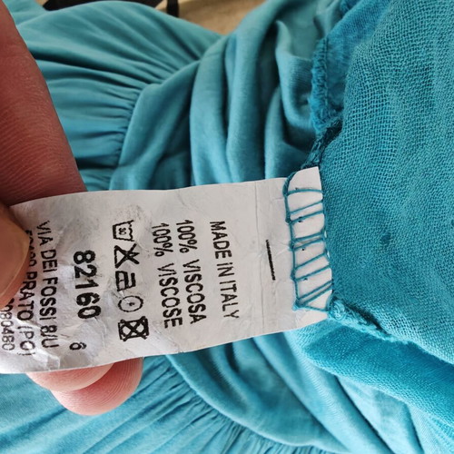 Maxi skirt like new, summer turquoise emerald medium