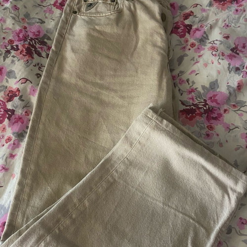 Lois jeans used, beige boyfriend style, size M