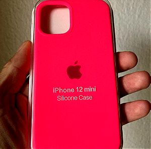 New! Για iPhone 12 Mini. Θήκη σιλικόνης. (Firefry Rose χρώμα)