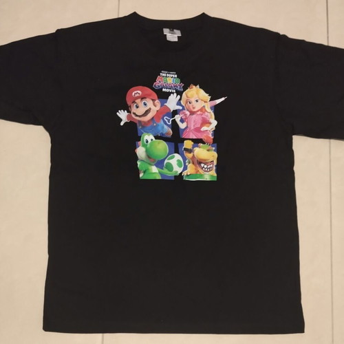 Μπλούζα t-shirt Super Mario Galaxy καινούργια, μέγεθος L, μαύρο