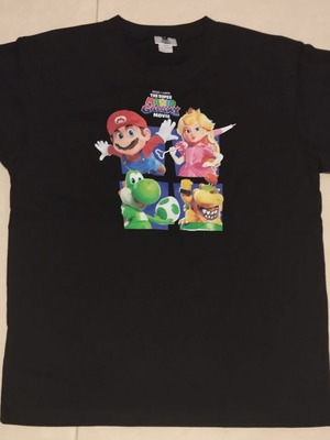 Μπλούζα t-shirt Super Mario Galaxy καινούργια, μέγεθος L, μαύρο