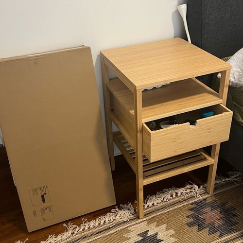 Ikea nightstand new, sealed in box