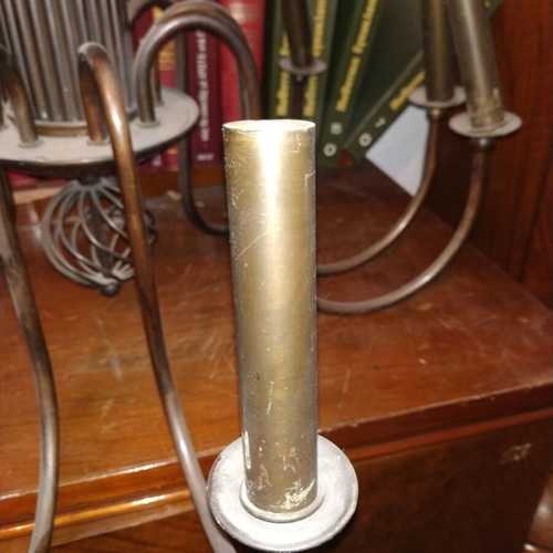 Vintage brass chandelier used (heavy)