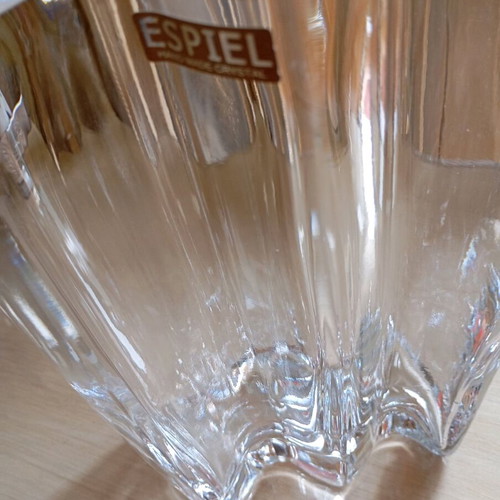 Crystal handmade vase Espiel Bohemia Crystal new
