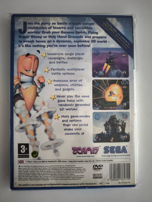 Worms 3D PS2 game for PlayStation 2 used