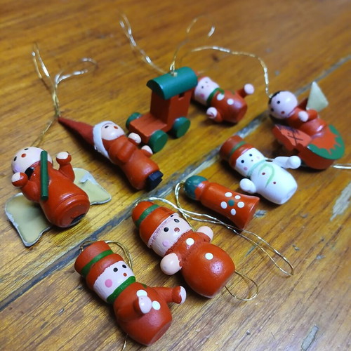 Mini Christmas ornaments used
